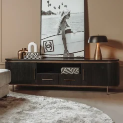 TV-meubel Rivello Mangohout, 200cm