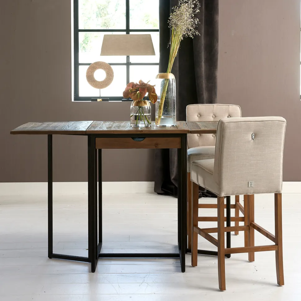 Uitschuifbare Bartafel Shelter Island 74-122-170 x 95cm