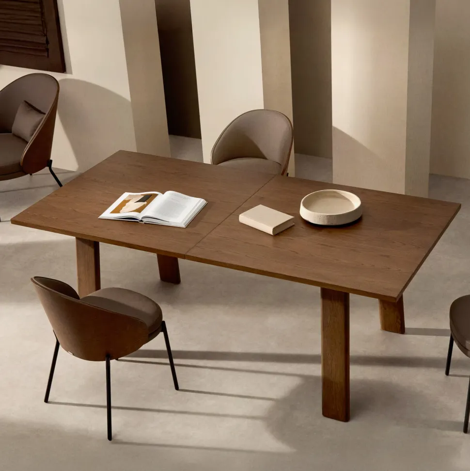 Uitschuifbare Eettafel Arlen Eiken, 200-250 x 95cm