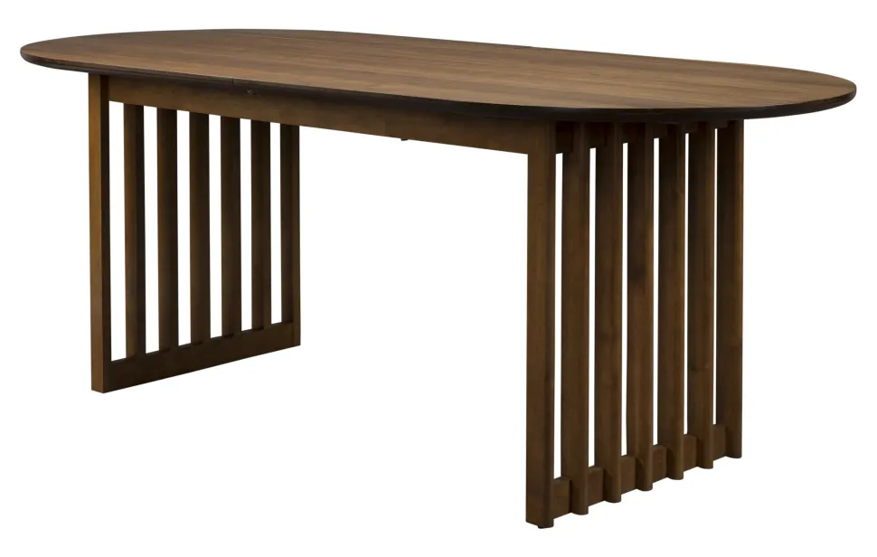 Uitschuifbare Eettafel Barlet Walnoot, 200/240 x 90cm
