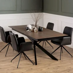 Uitschuifbare Eettafel Chrislyn Keramiek, 200-240 x 100cm