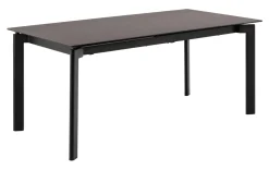 Uitschuifbare Eettafel Coy Keramiek, 180/240 x 90cm, kleur Zwart