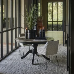 Uitschuifbare Eettafel Le Marais Eikenhout, 140/190 x 140cm