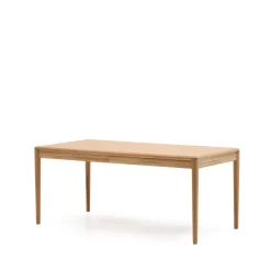 Uitschuifbare Eettafel Lenon Eikenhout, 160-200 x 90cm, kleur Naturel