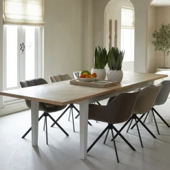 Uitschuifbare Eettafel Pacifica Mangohout, 220/265/310 x 100cm