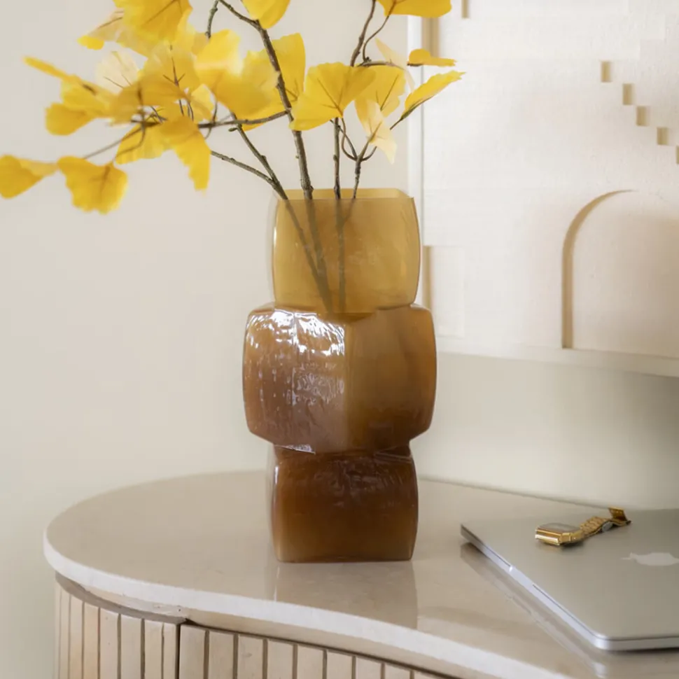 Vaas Batu Mondgeblazen glas