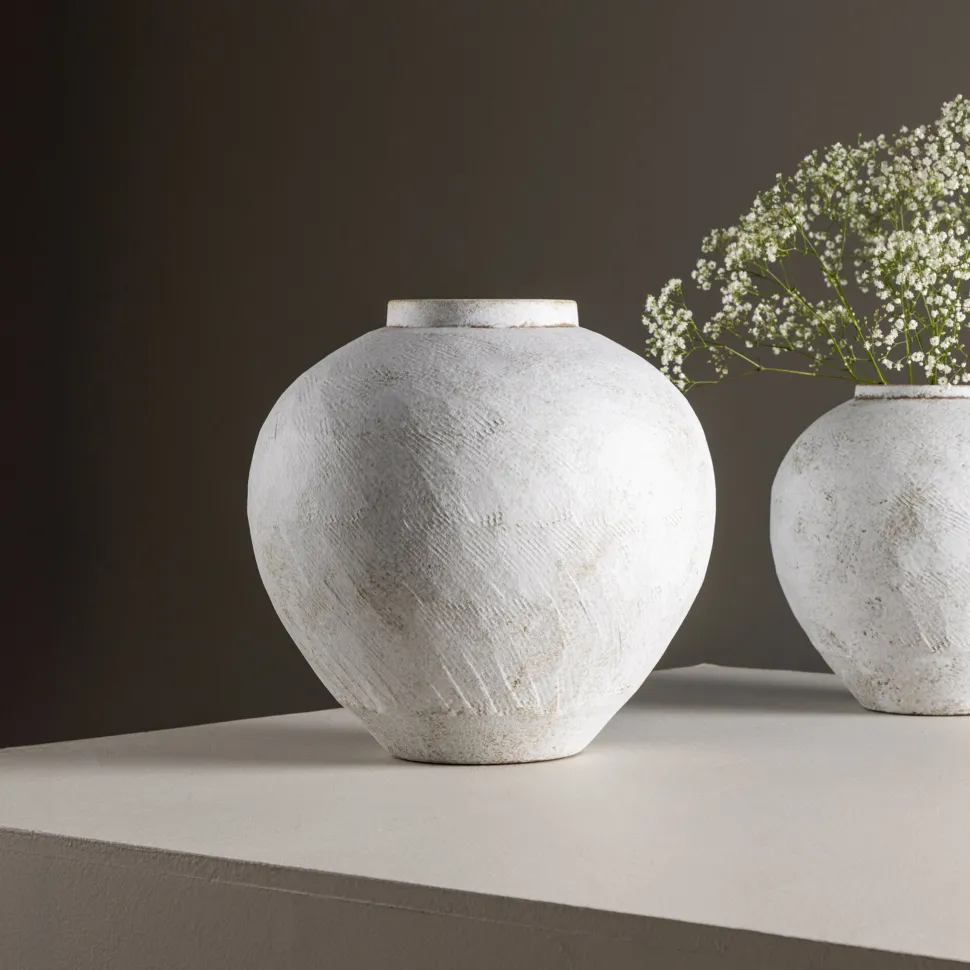 Vaas Cintia 29cm hoog, kleur Beige