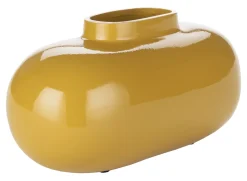 Vaas Droplet 10cm, kleur Okergeel