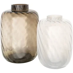 Vaas Elora 35cm, kleur Bruin