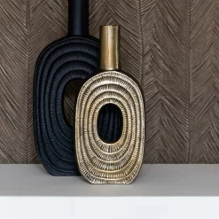 Vaas Emar 31cm, kleur Brushed Gold