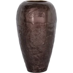 Vaas Jillisa 29cm, kleur Donkerbruin