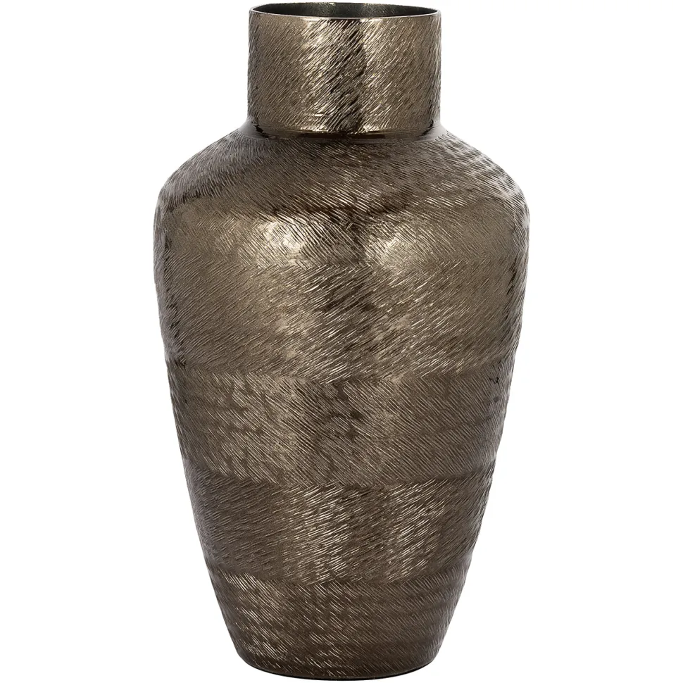 Vaas Joah 29cm hoog, kleur Rookzwart