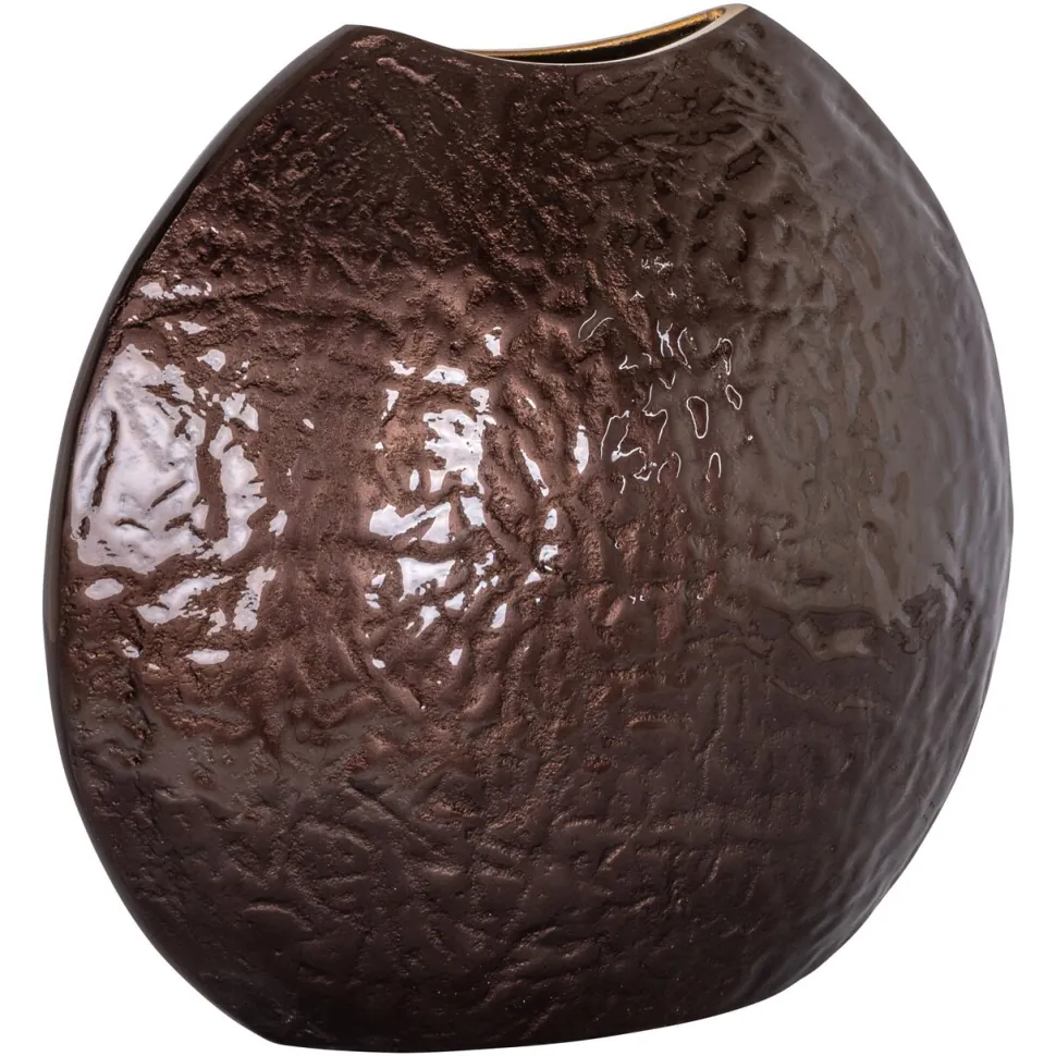 Vaas Jony 35cm, kleur Donkerbruin