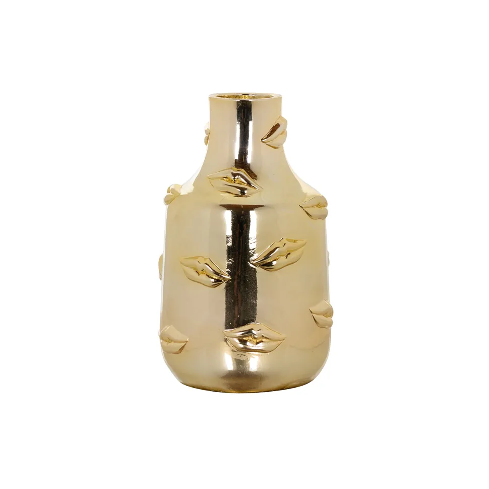 Vaas Kisses Resin, kleur Goud
