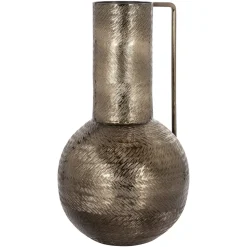 Vaas Leia 37cm hoog, kleur Rookzwart