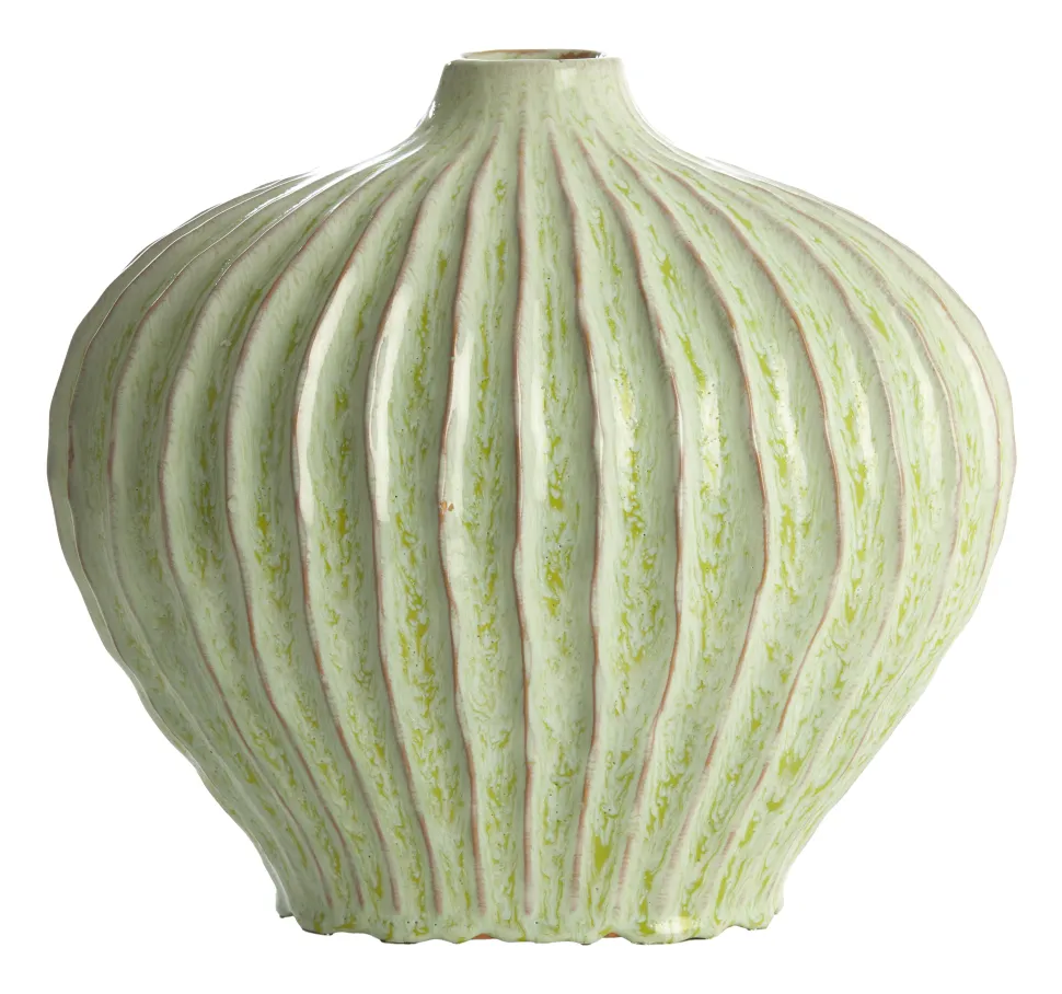 Vaas Lorito Keramiek, 30cm, kleur Mintgroen