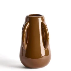Vaas Odra Keramiek, kleur Bruin