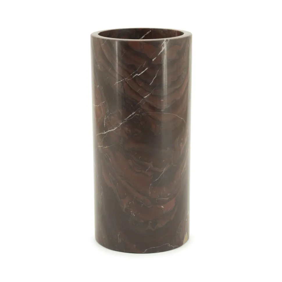 Vaas Rosso Marmer, 33cm hoog