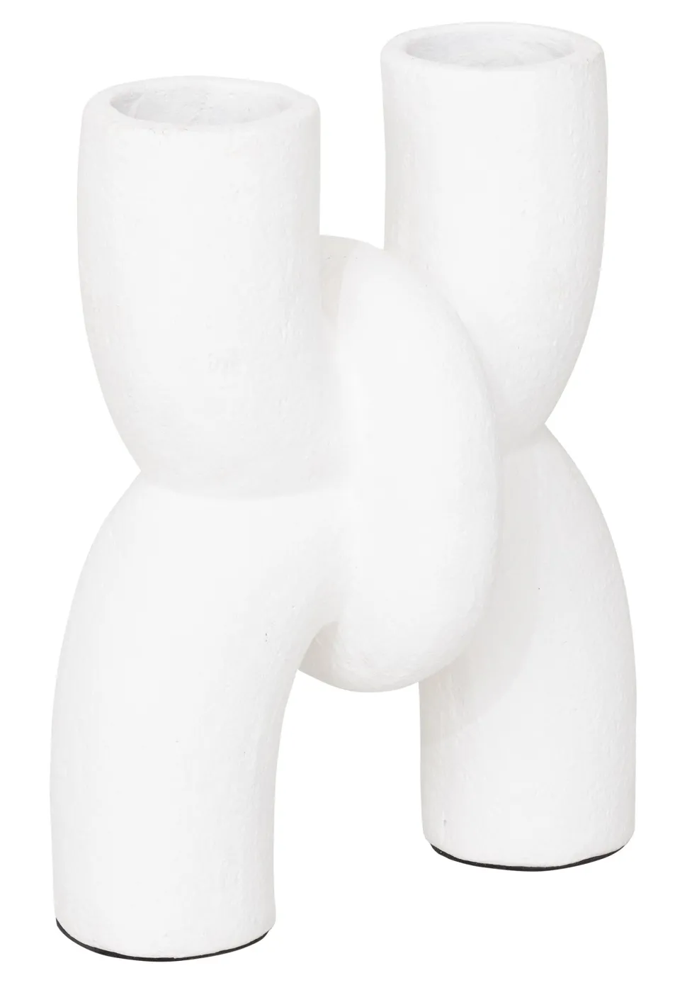 Vaas Spiral Terracotta, 38cm, kleur Wit