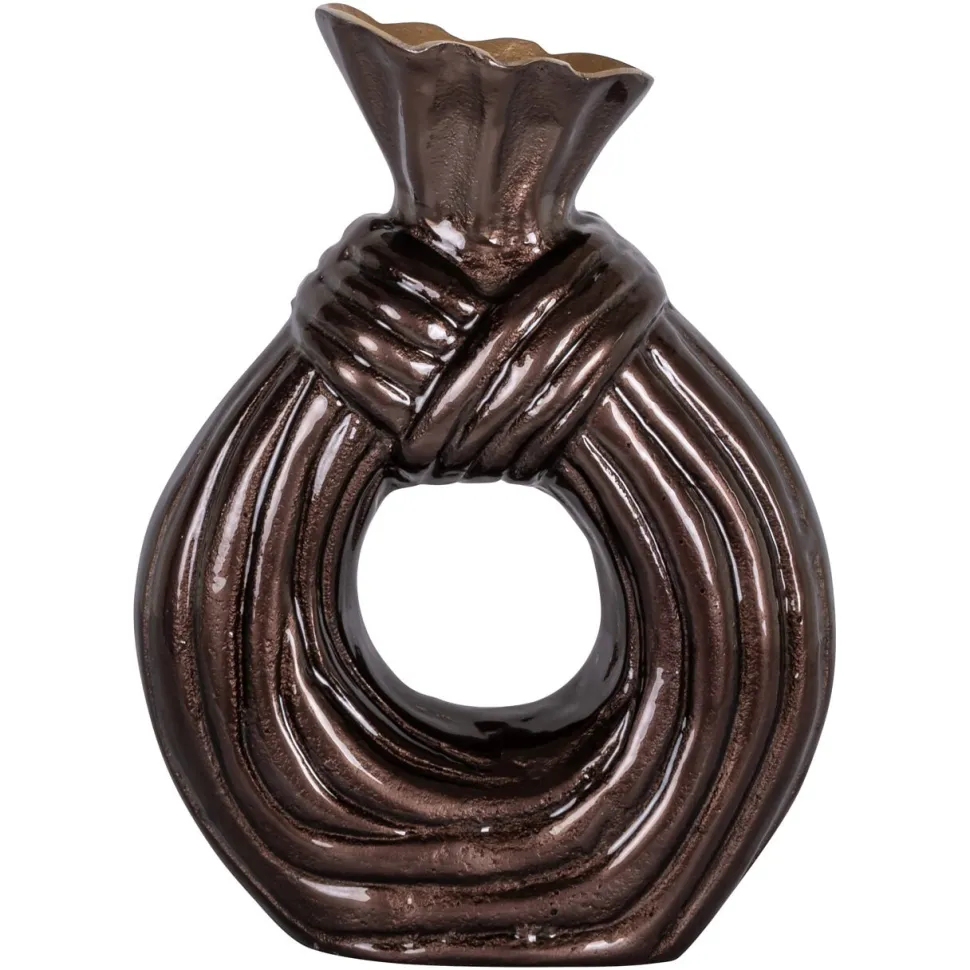 Vaas Suen kleur Donkerbruin