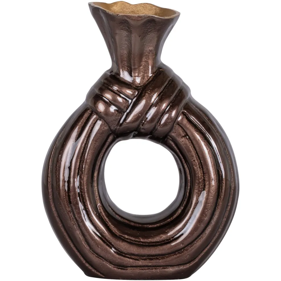 Vaas Suen kleur Donkerbruin