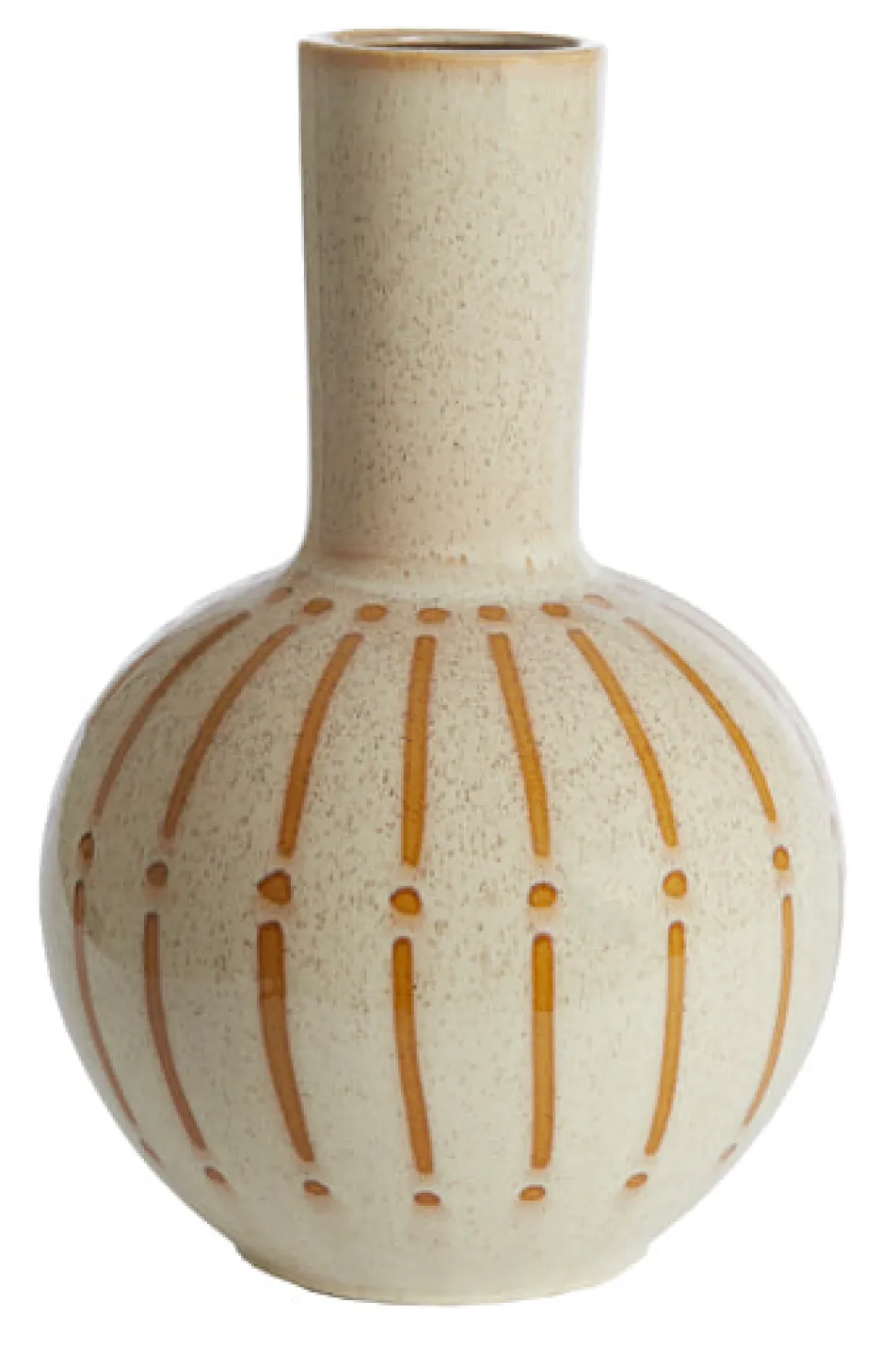 Vaas Ulloa Keramiek, 52cm, kleur Crème