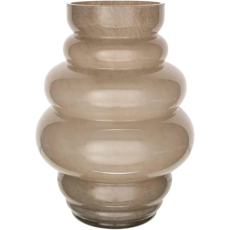 Vaas Velora 32cm, kleur Taupe