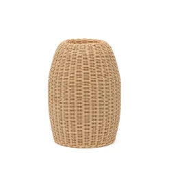 Vaas Zilna Rotan, 40cm hoog