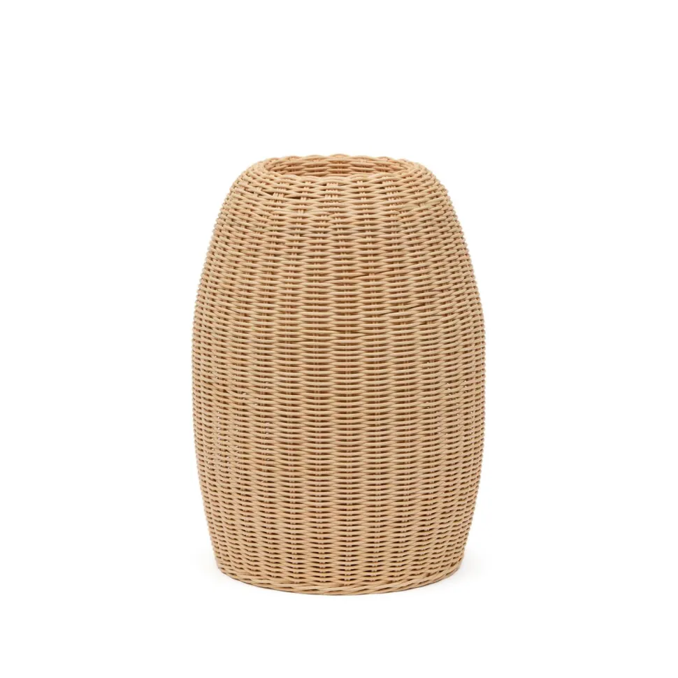 Vaas Zilna Rotan, 40cm hoog