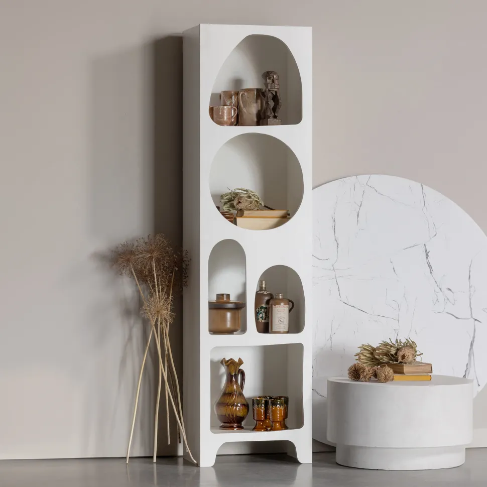 Vakkenkast Caz kleur Wit