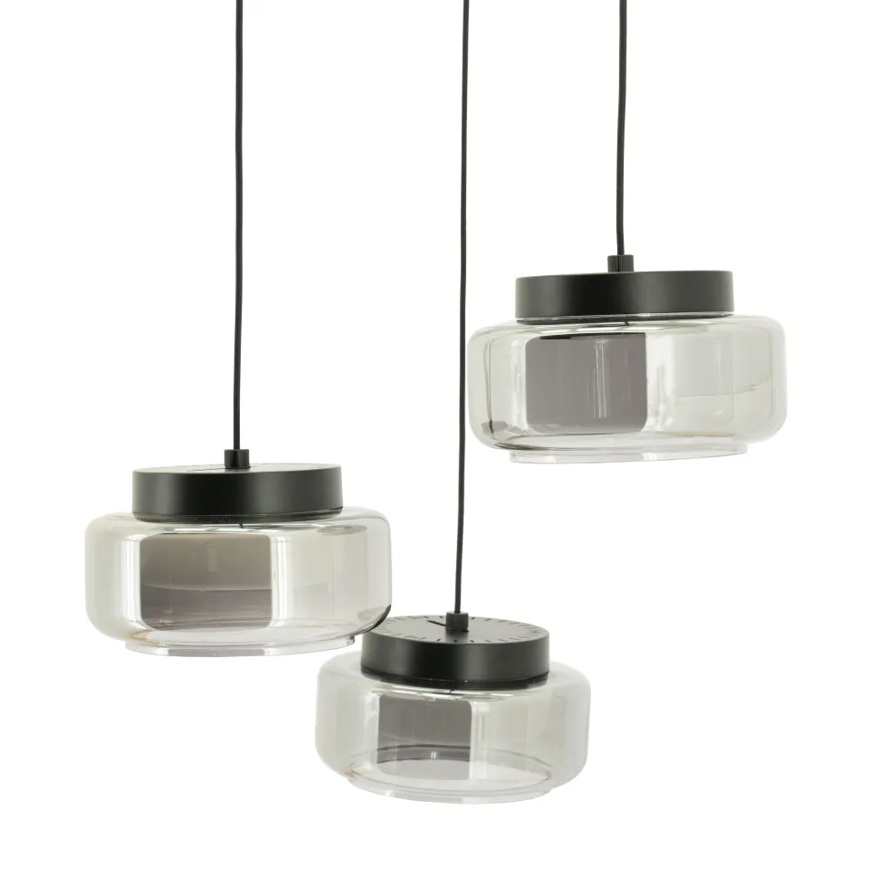 Verstelbare Hanglamp Pivot Glas