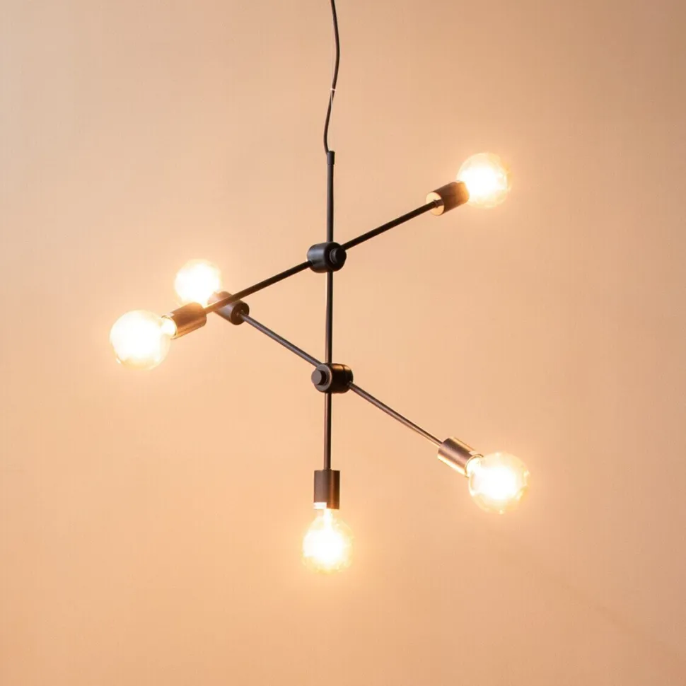 Verstelbare Hanglamp Stilo 5-lamps