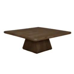 Vierkante Salontafel Asti Mangohout, 90 x 90cm