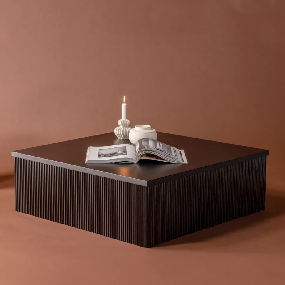 Vierkante Salontafel Mistina MDF, 90 x 90cm