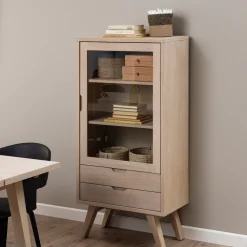 Vitrinekast Mads 145 x 72cm