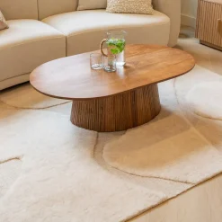 Vloerkleed Amarily Wol, kleur Beige