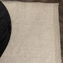 Vloerkleed Arifa Wol, kleur Beige