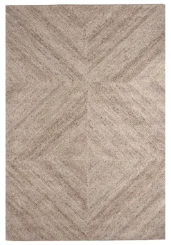 Vloerkleed Blendy Wol, kleur Taupe