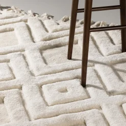 Vloerkleed Brannen Wol, kleur Off White