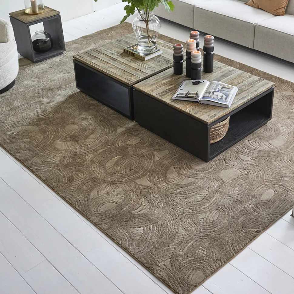 Vloerkleed Delfina 240 x 330cm, kleur Taupe