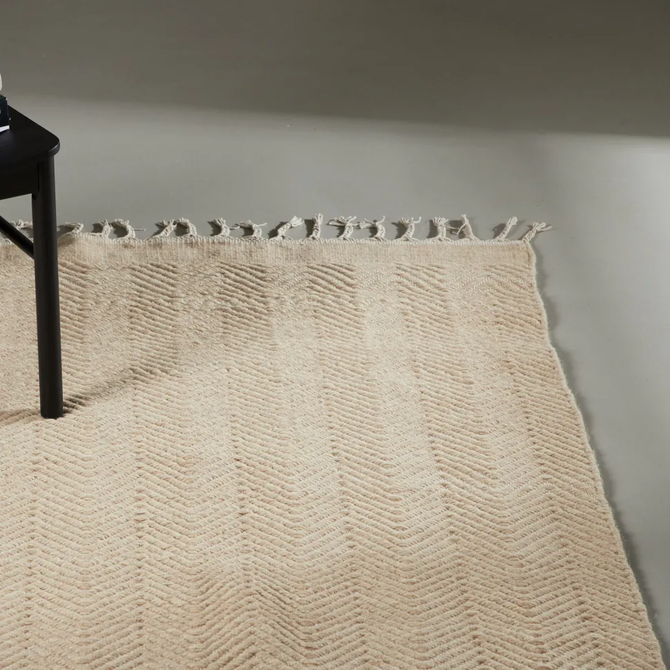 Vloerkleed Geana Wol, kleur Beige