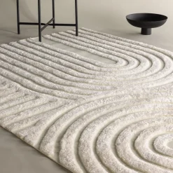 Vloerkleed Gustin kleur Off White