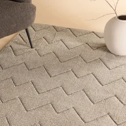 Vloerkleed Irfan kleur Bruin