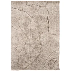 Vloerkleed Kala Wol, kleur Taupe