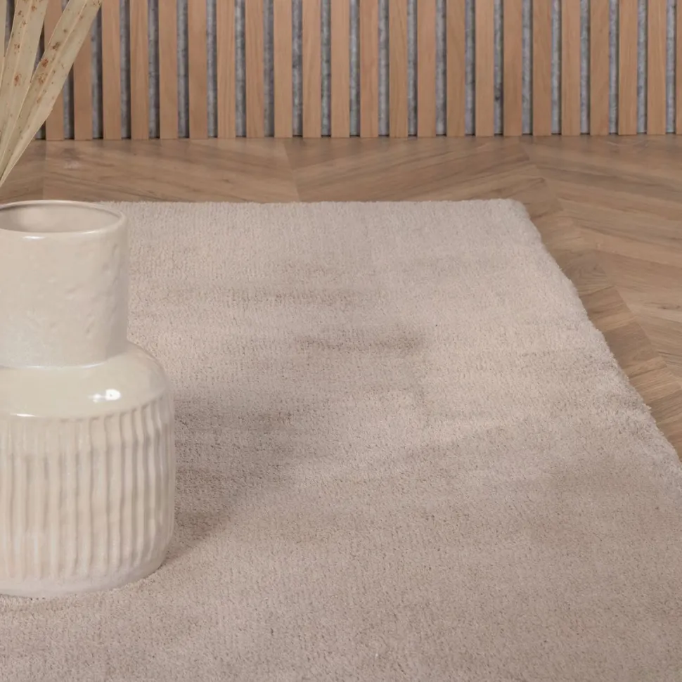 Vloerkleed Les kleur Beige