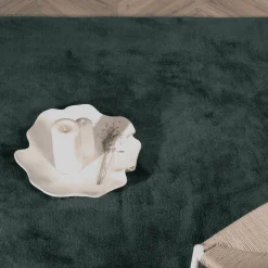 Vloerkleed Les kleur Groen