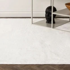 Vloerkleed Les kleur Wit