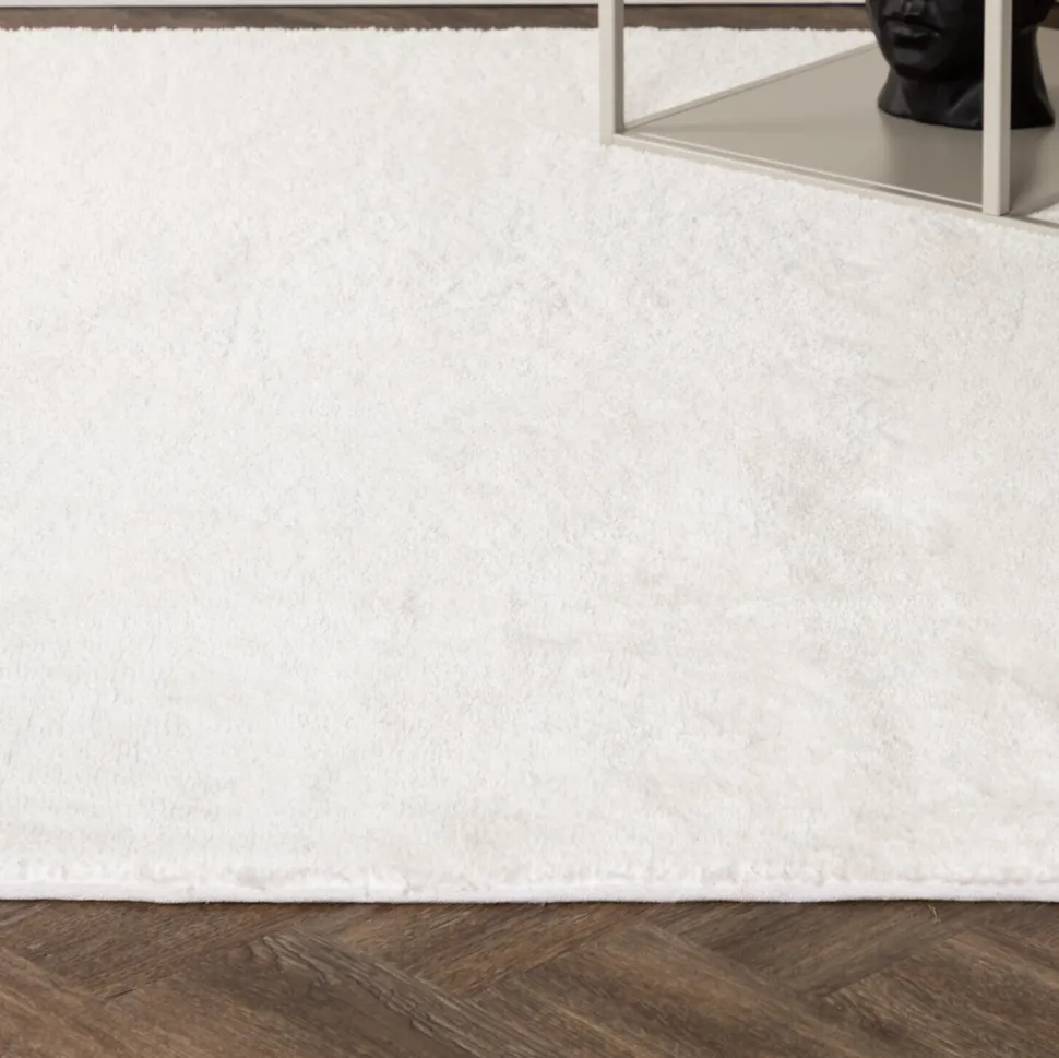 Vloerkleed Les kleur Wit