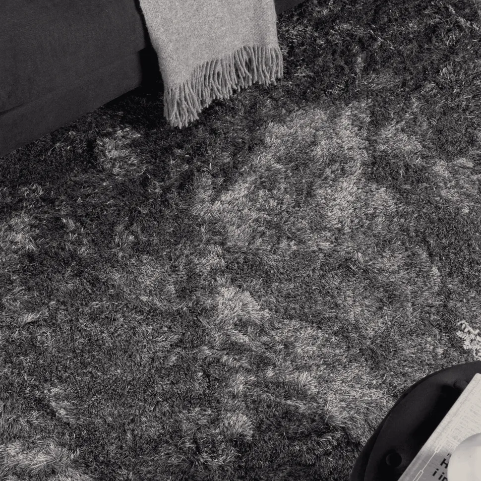 Vloerkleed Reshunda kleur Donkergrijs