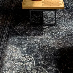 Vloerkleed Rugged kleur Dark
